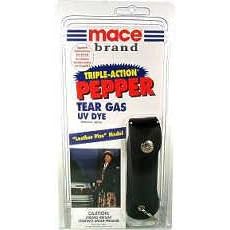 Mace Triple Action Pepper Spray, Leather Plus Model