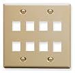 IC107FD8IV - 8Port Face Ivory