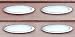 Outdoor Living : 4 Low Voltage Wired Stainless Steel Deck/Decking Lights