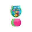 Maxell CD-354 Slims 5mm Clam-Shell Cases, Assorted Colors, 6 Pack