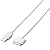 Elecom iPad/iPhone4/4S/3GS/3G/iPod 対応 充電・データ転送1m ホワイト USB-UAD10WH