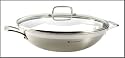 Le Creuset Trivita Wok with glass lid
