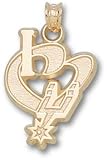 San Antonio Spurs "I Heart Logo" 3/4" 10K Charm/Pendant