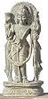 Collectible Figurines Lord Shiva Stone Standing Statue 2.75 x 1.75 x 6.25 inches (sos113)