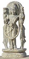 Collectible Figurines Lord Shiva Stone Standing Statue 2.75 x 1.75 x 6.25 inches (sos113)