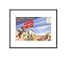 Postcard Folder, Life of the Great West Pre-Matted Poster Print, 11x14