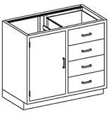 Blickman Base Cabinet, 1 Shelf, 4 Drawers, 35“ x 36
