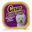 Cesar Select Dinners for Small Dogs Filet Mignon Flavor in Sauce- net wt. 3.5 oz., case of 24