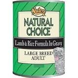 Nutro Natural Choice Lamb and Rice Large Breed Adult Dog Canned Formula (12/12.5-oz cans)
