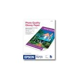  : Epson Photo Quality Glossy 8 1/2 x 11 Inch Paper (S041124)