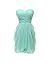 Kiss Dress Strapless Short Prom Dresses Chiffon Bridesmaid Dresses
