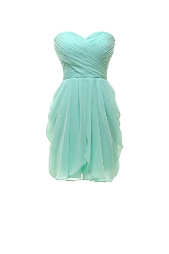 Kiss Dress Strapless Short Prom Dresses Chiffon Bridesmaid Dresses