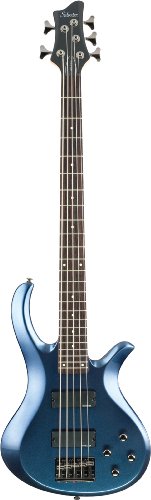 Schecter Riot Deluxe-5 Five String Bass - Dark Metallic Blue