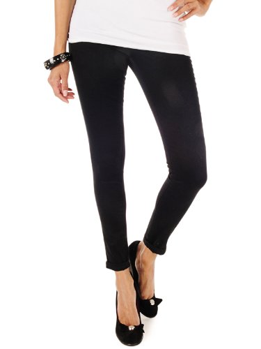 PIECES Damen Legging, 17033156, Gr. 40/42 (L/XL), Schwarz (BLACK.) Preisvergleich