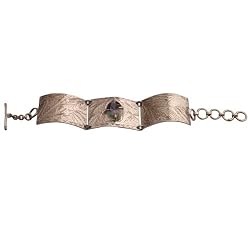 Indian Bracelet Silver Gemstone Jewelry (brclt138)