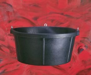 Fortex Rubber Feeder Tubs for Horses, 6-1/2-Inch