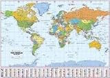 Small World Political wall map - paper copy (World wall maps)