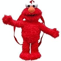 Sesame Street Elmo Plush Doll Backpack Bag 17 in