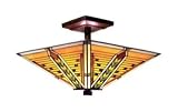 Tiffany Semi-Flush Ceiling Light Fixture