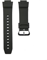 16mm Replacement Black Watch Band Strap fits Casio G Shock G-2500 -1V G2500 DW-9052 & More