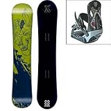 X Games Adult Snowboard Package with Bindings - 150 CM