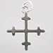 Sterling Silver Cross Charm, #9510