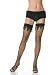 Black Fishnet Stockings with Tattered Fringe