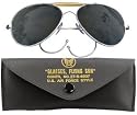USA MILITARY ISSUE STYLE AVIATOR SUNGLASSES SMOKE/BLACK LENSE,THE REAL TOP GUN SHADE