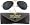 USA MILITARY ISSUE STYLE AVIATOR SUNGLASSES SMOKE/BLACK LENSE,THE REAL TOP GUN SHADE