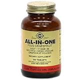 Solgar - All-in-One Plus Grapefruit Tablets (Lecithin, B-6, kelp, Cider Vinegar Grapefruit Powder) - 100