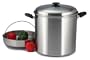 Precise Heat 30qt Waterless Stock Pot with Steamer Basket.