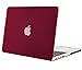 Mosiso Plastic Hard Case Cover Only for MacBook Pro Retina 15 Inch, Deep Red