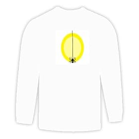 Long Sleeve T-shirt with spider, insect, web, bug