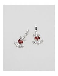 Anchor CZ Charm In 92.5 Sterling Silver