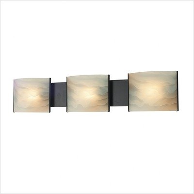 Pannelli Three Light Bath Vanity Finish: Stainless Steel, Shade: White 318X93IuJZL Pannelli Three Light Bath Vanity Finish: Stainless Steel, Shade: White