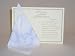 Something Blue Hankie White Beverly Clark Wedding Handkerchief Keepsake