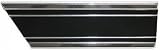 69-72 GMC FULL SIZE PICKUP fullsize FENDER MOLDING TRUCK, Lower Rear LH Side Black (1969 69 1970 70 1971 71 1972 72) C00224108 3952443