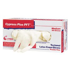 UMI MCFT049394 - Latex Exam Gloves, Powder Free, Medium, 100/BX