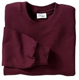 Port & Company - 100% Cotton Essential Long Sleeve T-Shirt Athletic Maroon-2XL