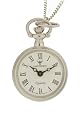 Catorex Women's Les petites Etched Palladium Brass White Dial Pendant Watch
