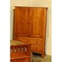 Emily Entertainment Center in Light Cherry Finish