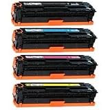 Compatible set of 4 toners for HP Colour LaserJet Pro CP1525 CP1525N CM1415 FN FNW 128a