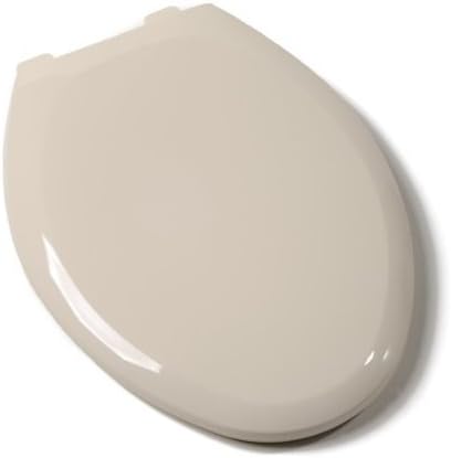 Premium Closed Front-elongated Solid Plastic Toilet Seat W/cover -Bone