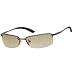 Hidden Half-Rim Fashion Sunglass with Spring Hinge - 5645 (