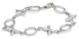 Sterling Silver " X & O" Bracelet, 7.5"