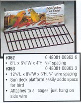 Prevue Pet Products Black Wire Patio Sundeck - 8"