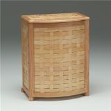 Honey Maple Collection - Bowed Front Hamper