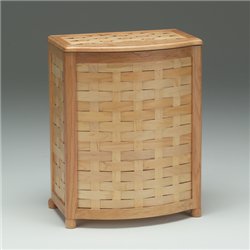 Honey Maple Collection - Bowed Front Hamper