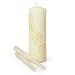 Cathy's Concepts Sparkling Entwined Unity Candle and Taper Set, Ivory