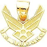 14K Gold US Air Force Charm